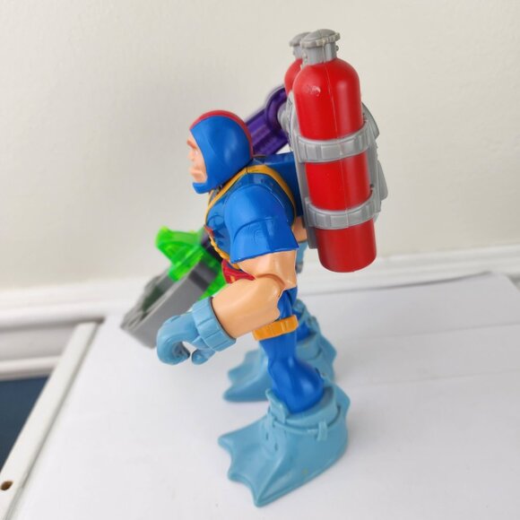 Fisher-Price 1998 Rescue Heroes Gil Gripper Scuba Diver Action Figure - Picture 2 of 6